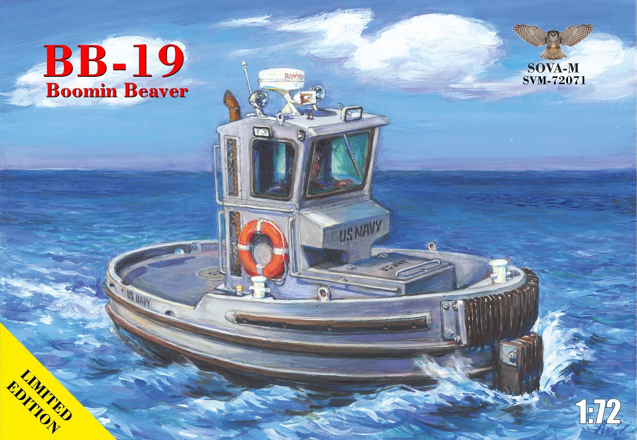 Sova-M SVM-72071 1:72 BB-19 Boomin Beaver USN Security Tug