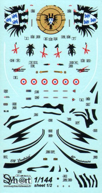 Syhart Decal SY144073 1:144 Last Flight BA103 Cambrai-Epinoy