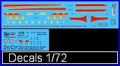 Syhart Decal SY72124 Mirage IIIE 30 Years EC1/13 1:72