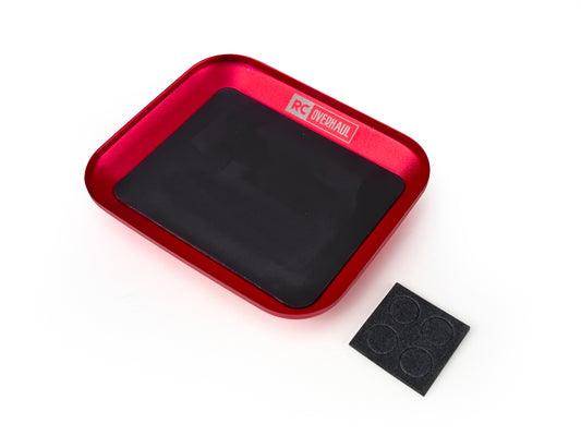 RC Overhaul Magnetic Parts Tray Red TL011R