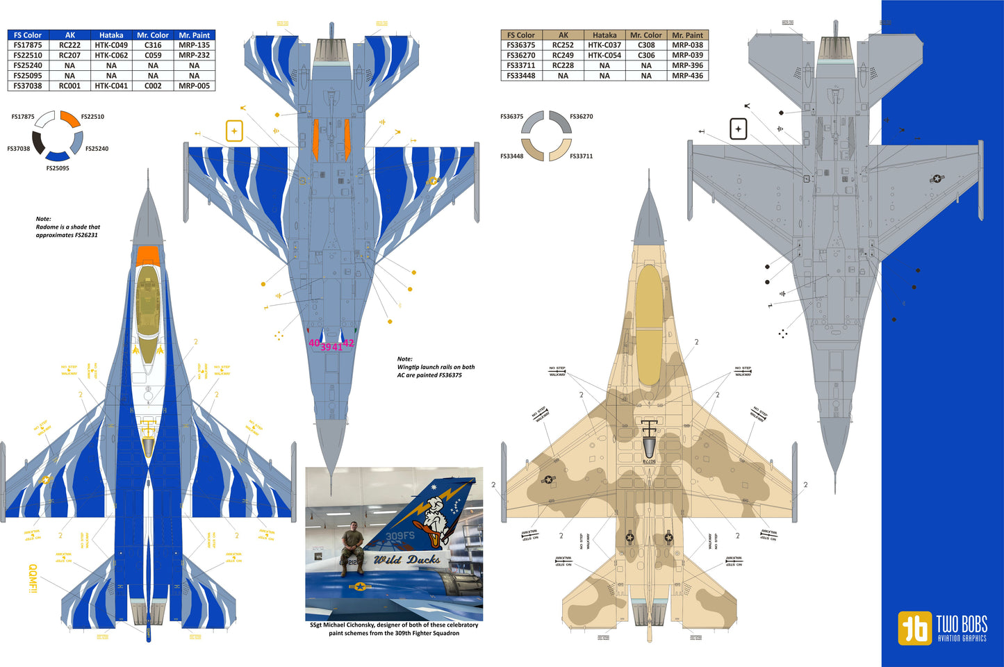 Two Bobs TB48282 F-16C/D Wild Ducks 309th FS Luke AFB 1:48