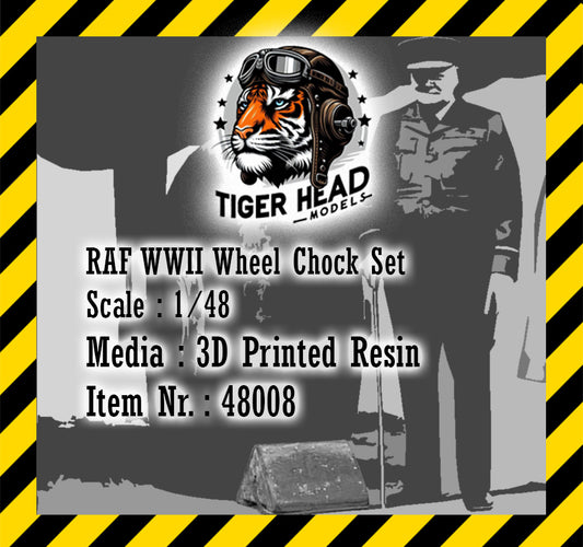 Tigerhead Models THR48008 1:48 RAF WWII Wheel Chock Set