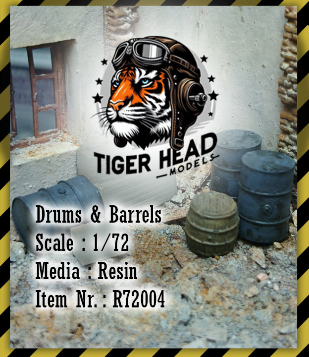 Tigerhead Models THR72004 1:72 Drums & Barrels