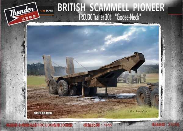 Thunder Models THU35208 1:35 Scammell Pioneer TRCU30 Goose Neck Trailer 30t