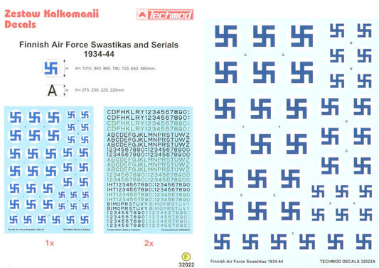Techmod TM32022 1:32 Finnish Air Force Swastika National Insignia