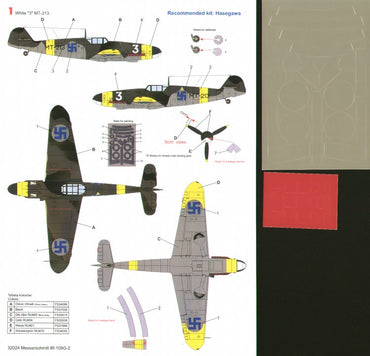Techmod TM32024 1:32 Messerschmitt Bf-109G-2 in Finnish service