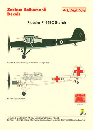Techmod TM32037 1:32 Fieseler Fi-156C 'Storch'