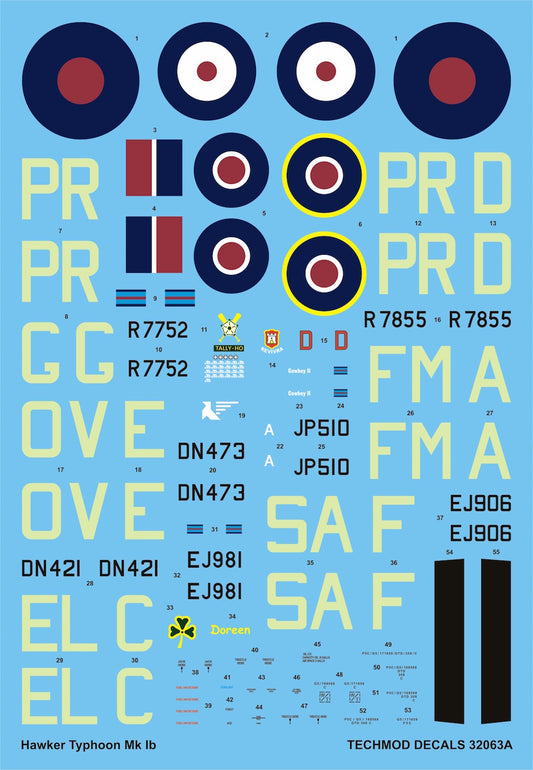 Techmod TM32063 1:32 Hawker Typhoon Mk.Ib