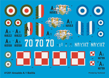 Techmod TM41111 1:48 Ansaldo Balilla A.1 biplane