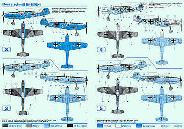 Techmod TM48013 1:48 Messerschmitt Bf-109E-4