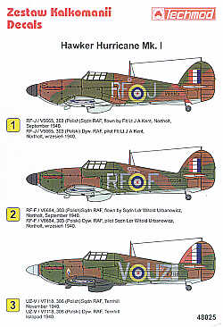 Techmod TM48025 1:48 Hawker Hurricane Mk.I