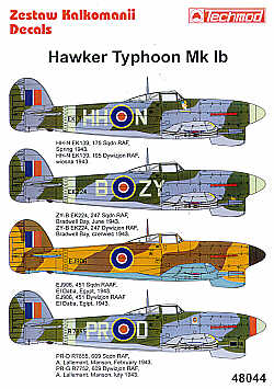 Techmod TM48044 1:48 Hawker Typhoon Mk.Ib