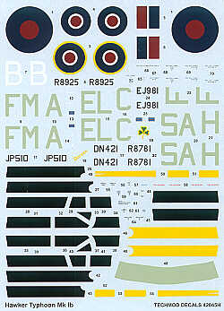Techmod TM48045 1:48 Hawker Typhoon Mk.Ib