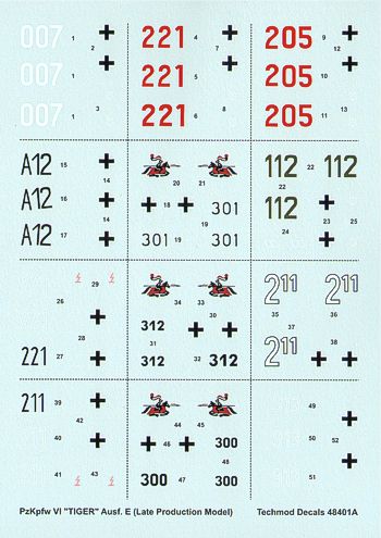 Techmod TM48401 1:48 Pz.Kpfw.VI 'Tiger' Aust