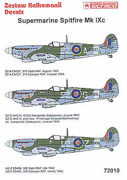 Techmod TM72010 1:72 Supermarine Spitfire Mk.IXc