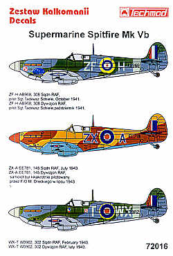 Techmod TM72016 1:72 Supermarine Spitfire Mk.Vb