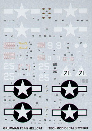 Techmod TM72020 1:72 Grumman F6F-5 Hellcat
