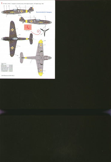 Techmod TM72050 1:72 Messerschmitt Bf-109G-2