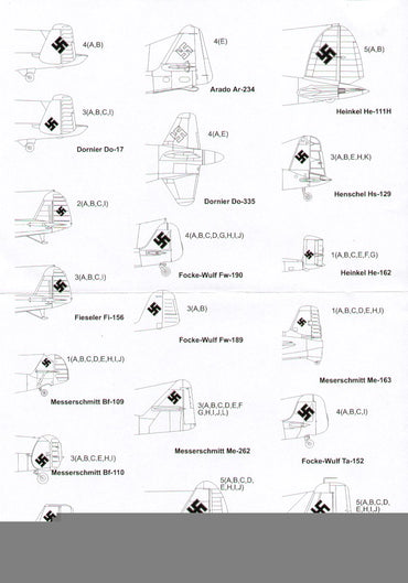 Techmod TM72101 1:72 Luftwaffe/German Swastikas
