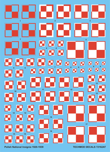 Techmod TM72162 1:72 Polish National Insignia 1920-1939