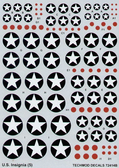 Techmod TM72414 1:72 US National Insignia