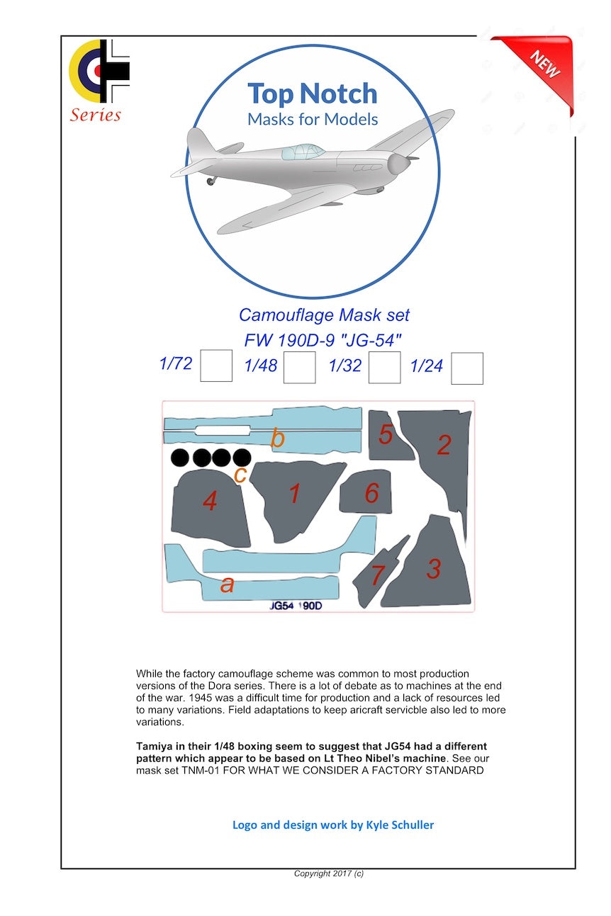 TopNotch TNM24-M002 1:24 Focke-Wulf Fw-190D