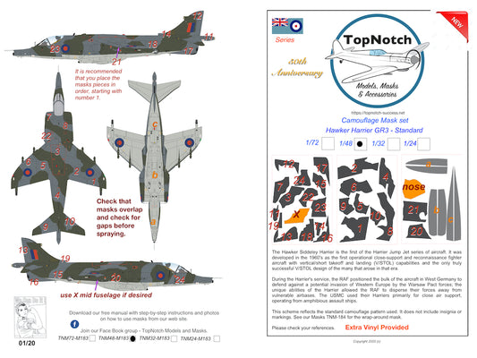 TopNotch TNM24-M183 1:24 BAe Harrier GR.3