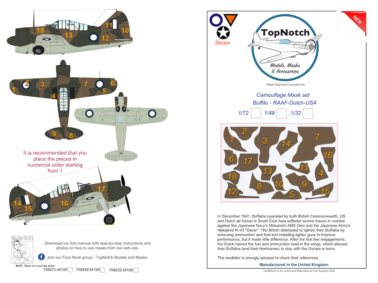 TopNotch TNM48-M195 1:48 Brewster Buffalo
