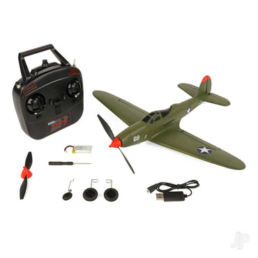 Top RC P-39 Airacobra RTF 400 RC Plane (Mode 2) 1038B2