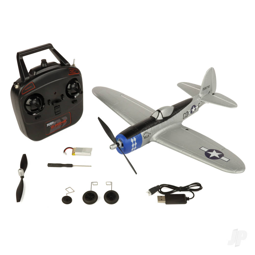 Top RC P-47 Thunderbolt RTF 400 RC Plane (Mode 1) 1048B1