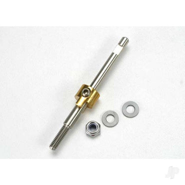 Traxxas Propeller shaft (1pc), for 3 / 16in ID propellers / drive dog (1pc) / 4.0 GS (1pc) / 4x8mmTW (2 pcs) / 4.0 NL (1pc). (2 Sets req. for Villain EX) 1529X