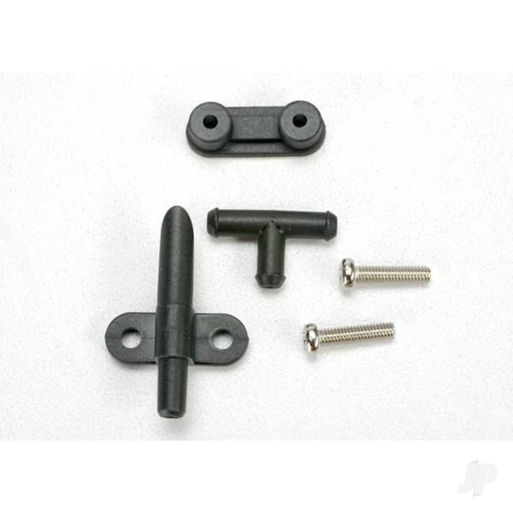 Traxxas Water pick-up / backing plate / tee-fitting 1588