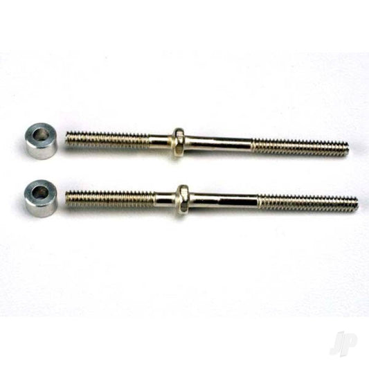 Traxxas Turnbuckles (54mm) (2 pcs) / 3x6x4mm aluminium spacers (Rear camber links) 1937