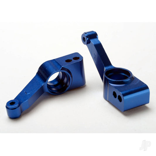 Traxxas Carriers, stub axle (Blue-anodised 6061-T6 aluminium) (Rear) (2 pcs) 1952X