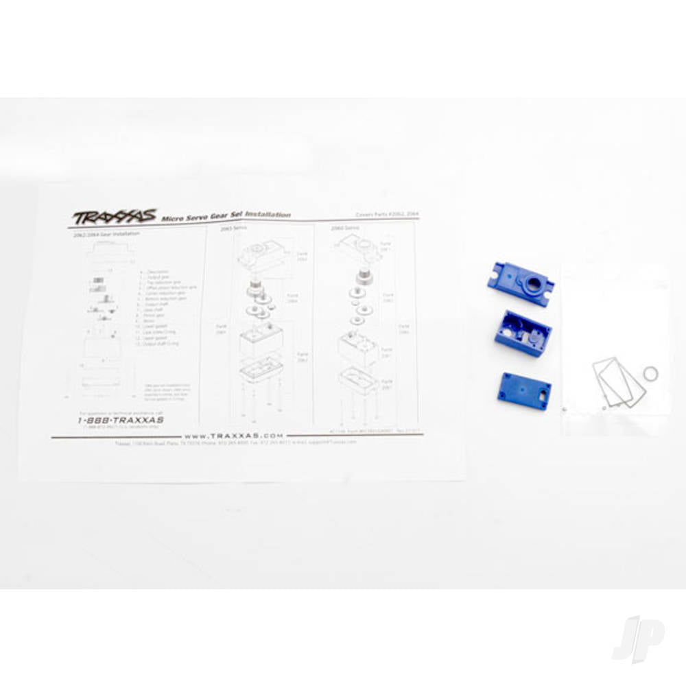 Traxxas Servo case / gaskets (for 2065 waterproof sub-micro servo) 2063