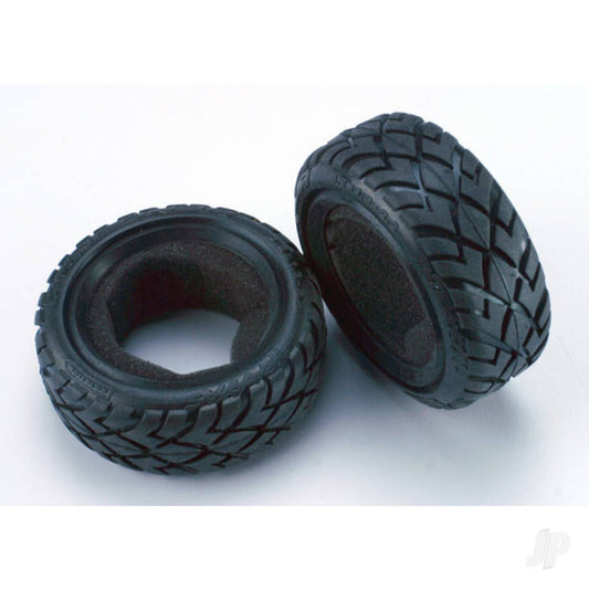 Traxxas Tyres, Anaconda 2.2" (wide, front) (2) / foam inserts (Bandit) (soft compound) 2479