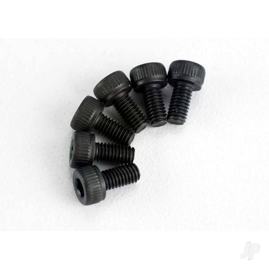 Traxxas Screws, 3x6mm cap-head machine (hex drive) (6 pcs) 2554