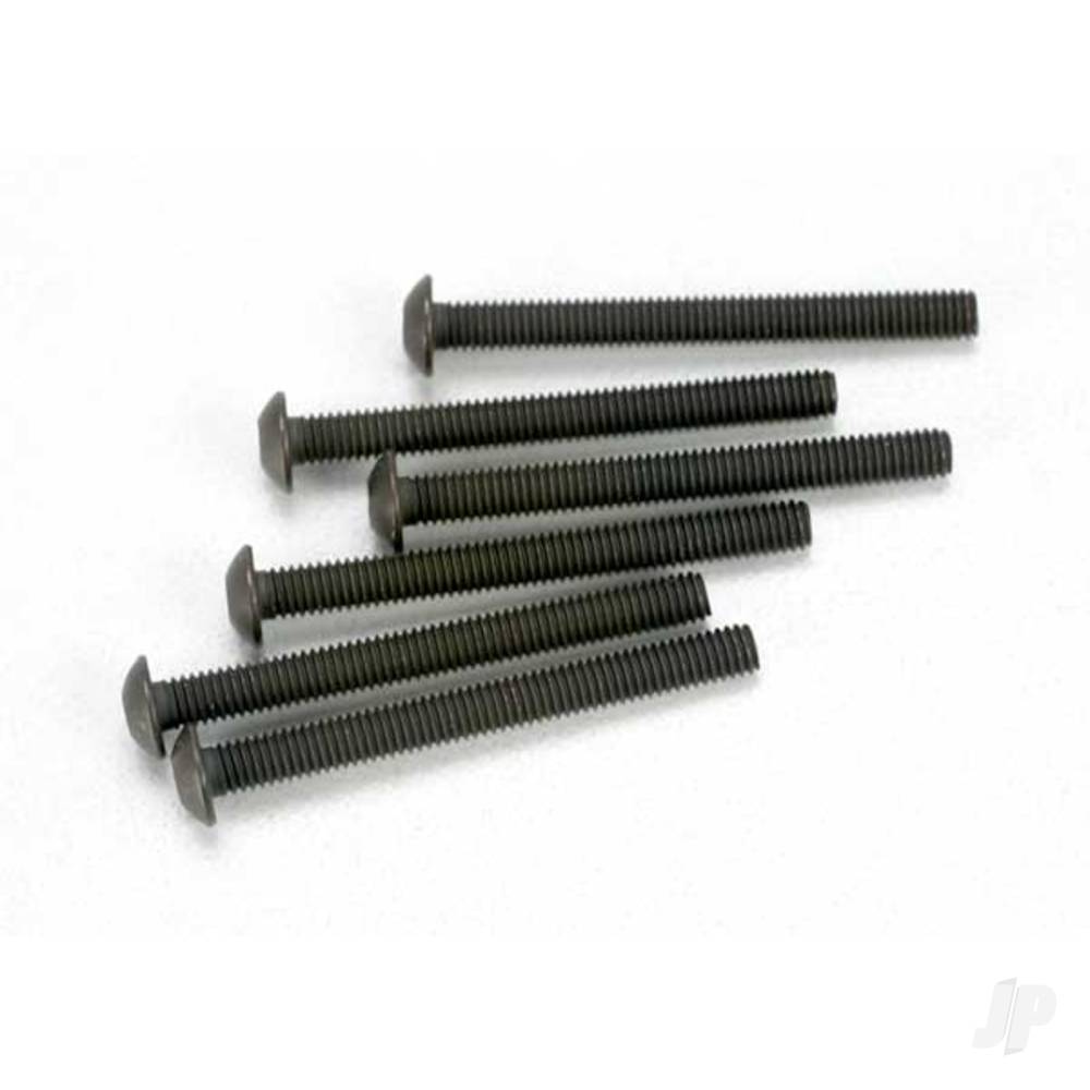 Traxxas Screws, 3x30mm button-head machine (hex drive) (6 pcs) 2582