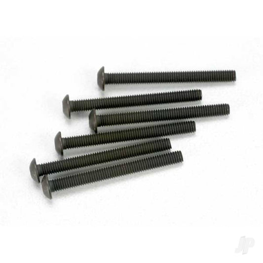 Traxxas Screws, 3x30mm button-head machine (hex drive) (6 pcs) 2582