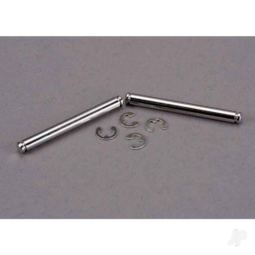 Traxxas Suspension pins, 31.5mm, chrome (2 pcs) with E-clips (4 pcs) 2637