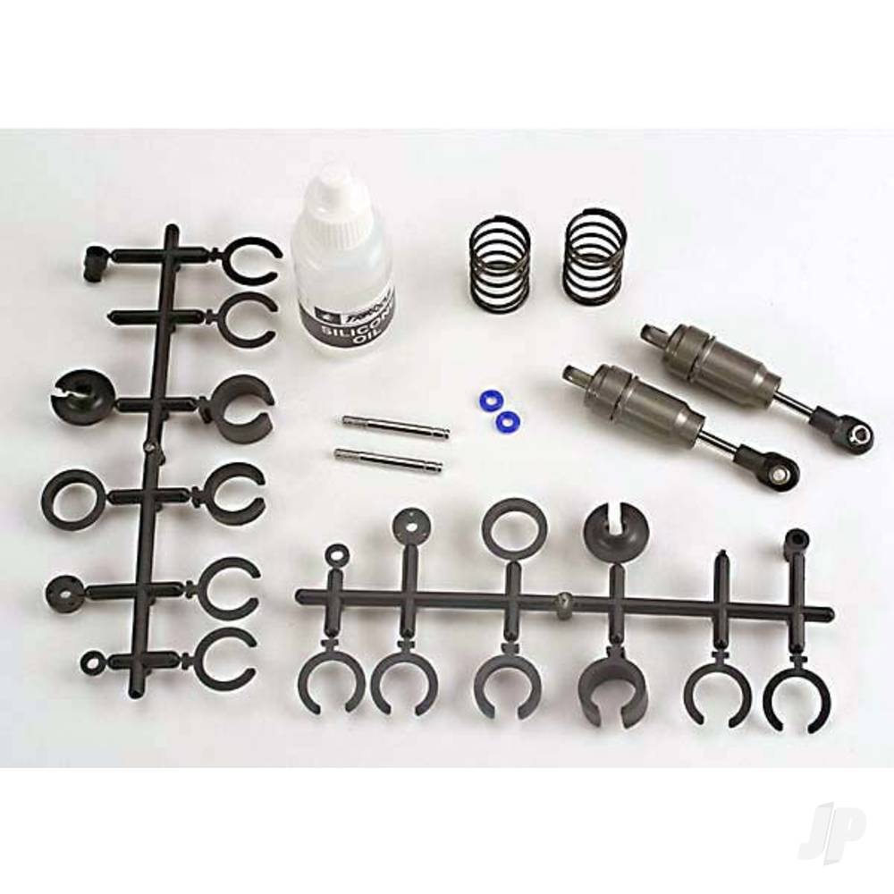 Traxxas Big Bore shocks (Short) (hard-anodised & PTFE-coated T6 aluminium) (assembled with TiN shafts with springs) (Front & Rear) (2 pcs) (Note Assembled with 32mm shafts, 29mm shafts included) 2658