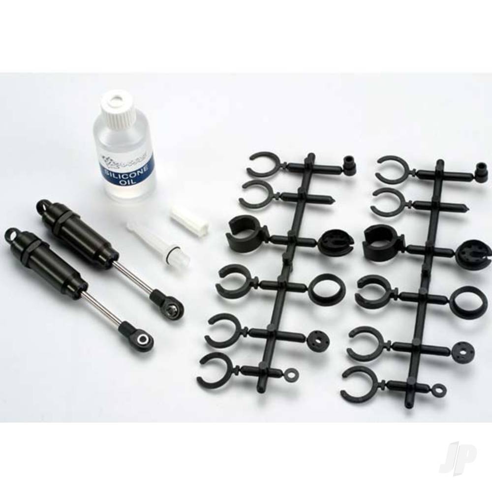 Traxxas Big Bore shocks (Long) (hard-anodised & PTFE-coated T6 aluminium) (assembled with TiN shafts) with out springs (Front) (2 pcs) 2660