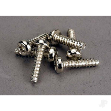 Traxxas Screws, 3x12mm roundhead self-tapping (6 pcs) 2676