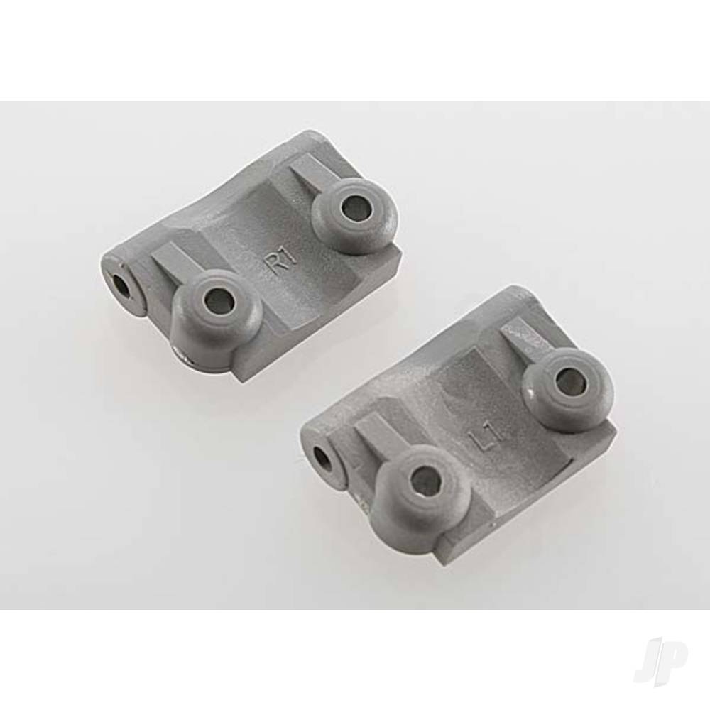 Traxxas Mounts, suspension arm (Rear) (+- 1-degree) (left & right) (grey) 2798A