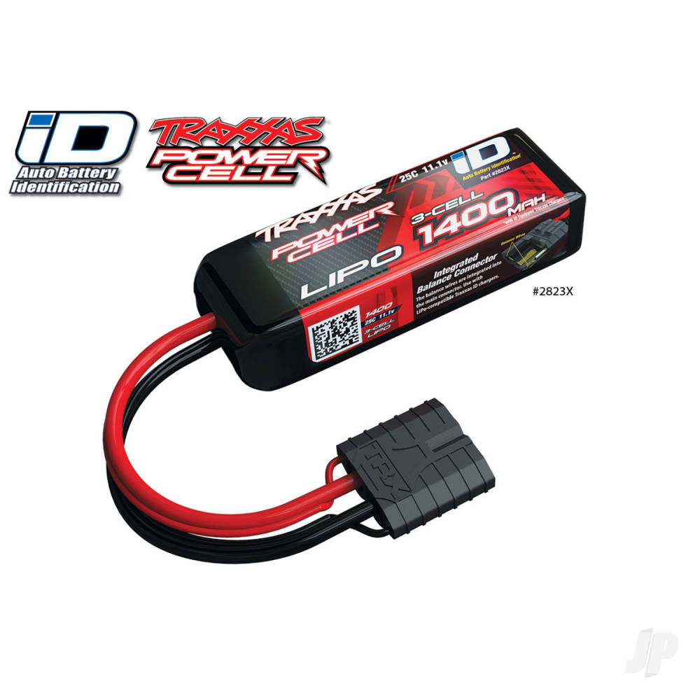Traxxas LiPo 3S 1400mAh 11.1V 25C iD Power Cell Battery 2823X