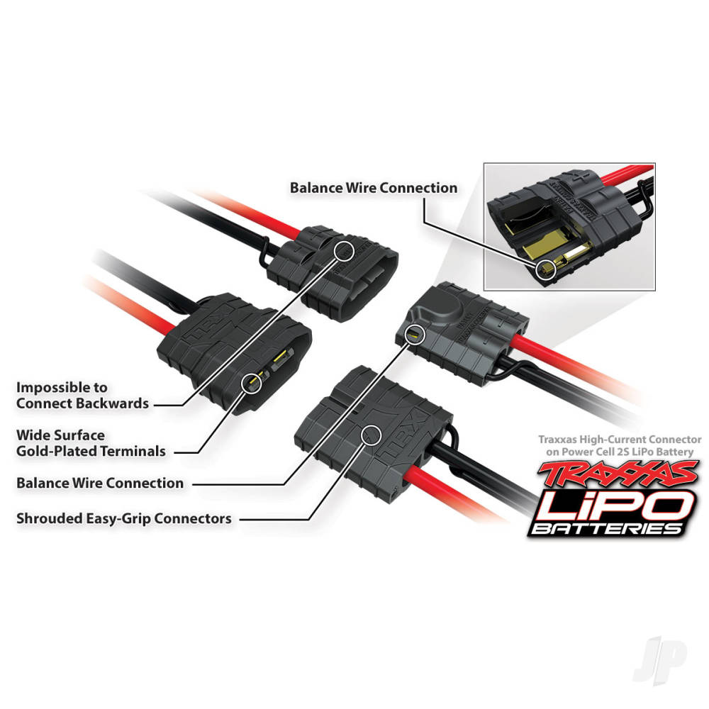 Traxxas LiPo 3S 6400mAh 11.1V 25C iD Power Cell Battery 2857X