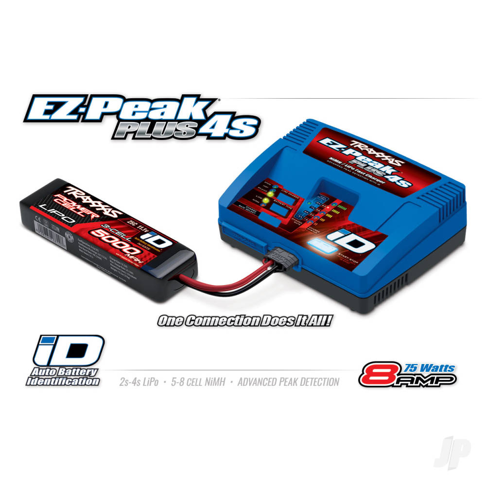 Traxxas EZ-Peak Plus 4S 8A NiMH / LiPo iD Charger 2981T