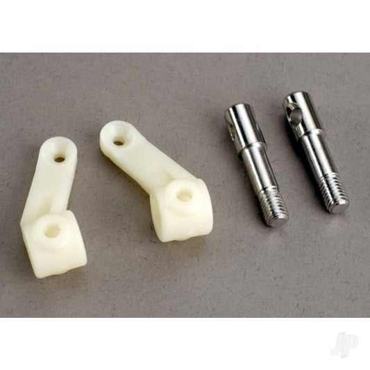 Traxxas Steering blocks & Steel wheel spindles (left & right) 3337