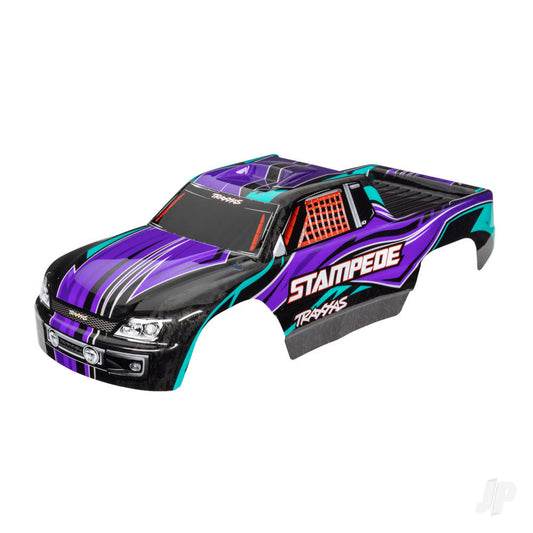Traxxas Body, Stampede (also fits Stampede VXL), purple (painted, decals applied) 3651P