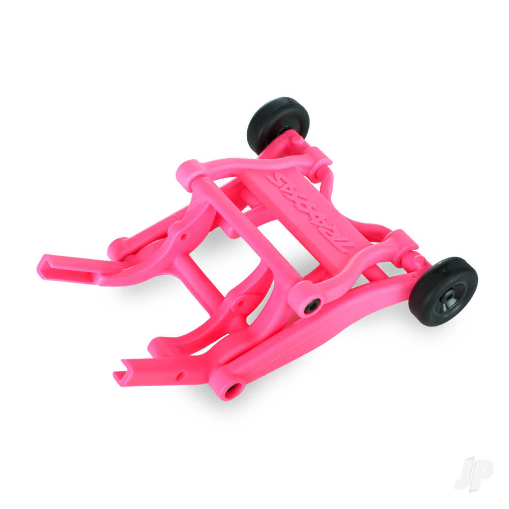 Traxxas Wheelie bar, assembled (pink) (fits Slash, Bandit, Rustler, Stampede series) 3678P